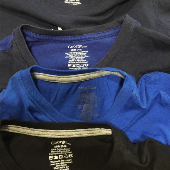 7/8 yr boys long sleeve tops EUC 4 pack - Picture 2 of 10